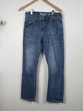 Wrangler Retro Slim Boot Jeans 31x30 Vintage Wash Western‎ Denim